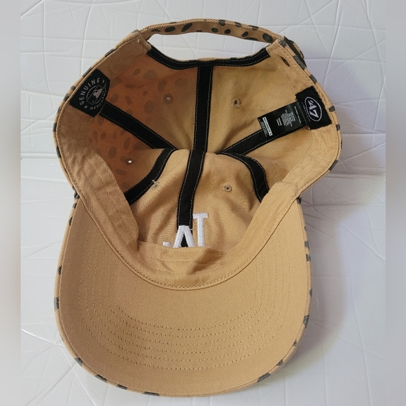 47 Brand Womens LA Dodgers Hat Cheetah Adjustable Baseball Cap - Picture 4 of 5